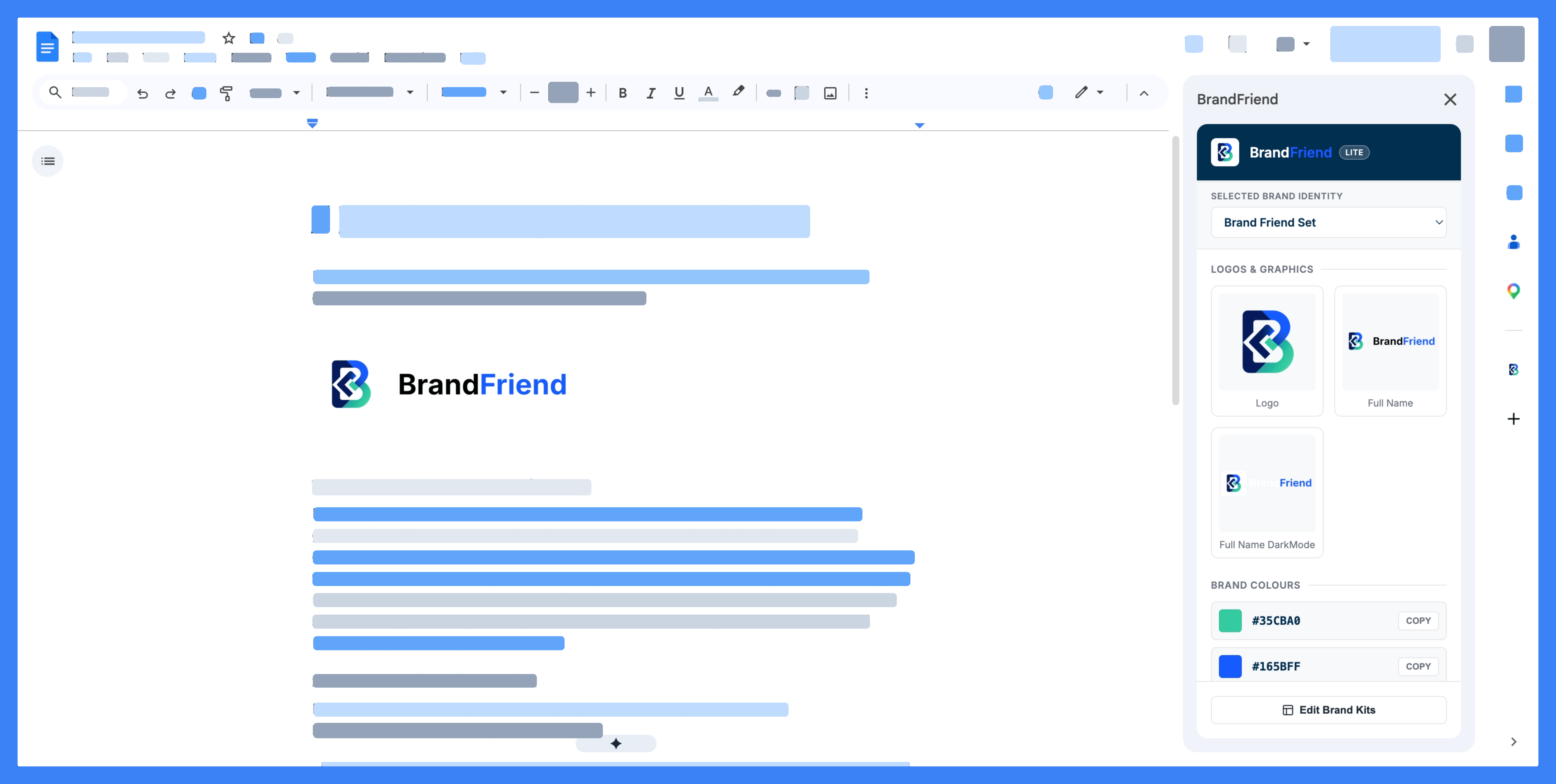 Google Docs™ Sidebar